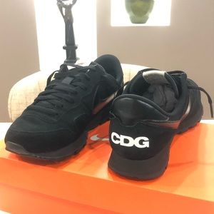 BLACK Nike Air Pegasus 83 x Comme Des Garçons